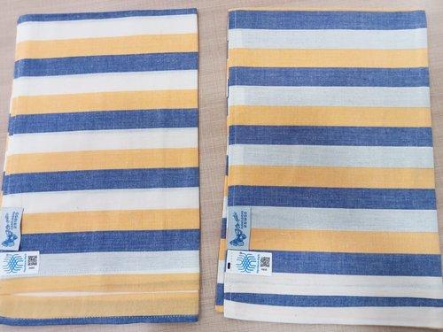 BEDSHEET STRIPE 90X108 2 PILLOW COVER